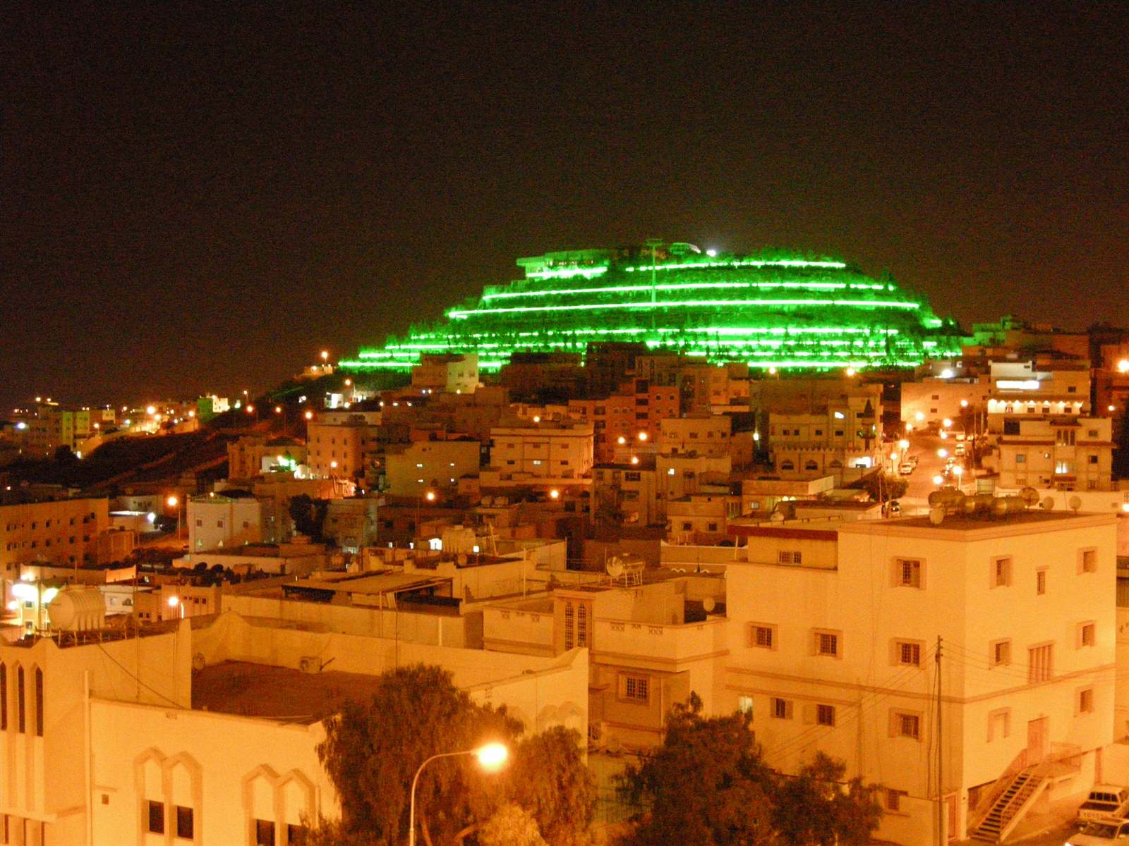 The green Asir highlands in the south of the Kingdom