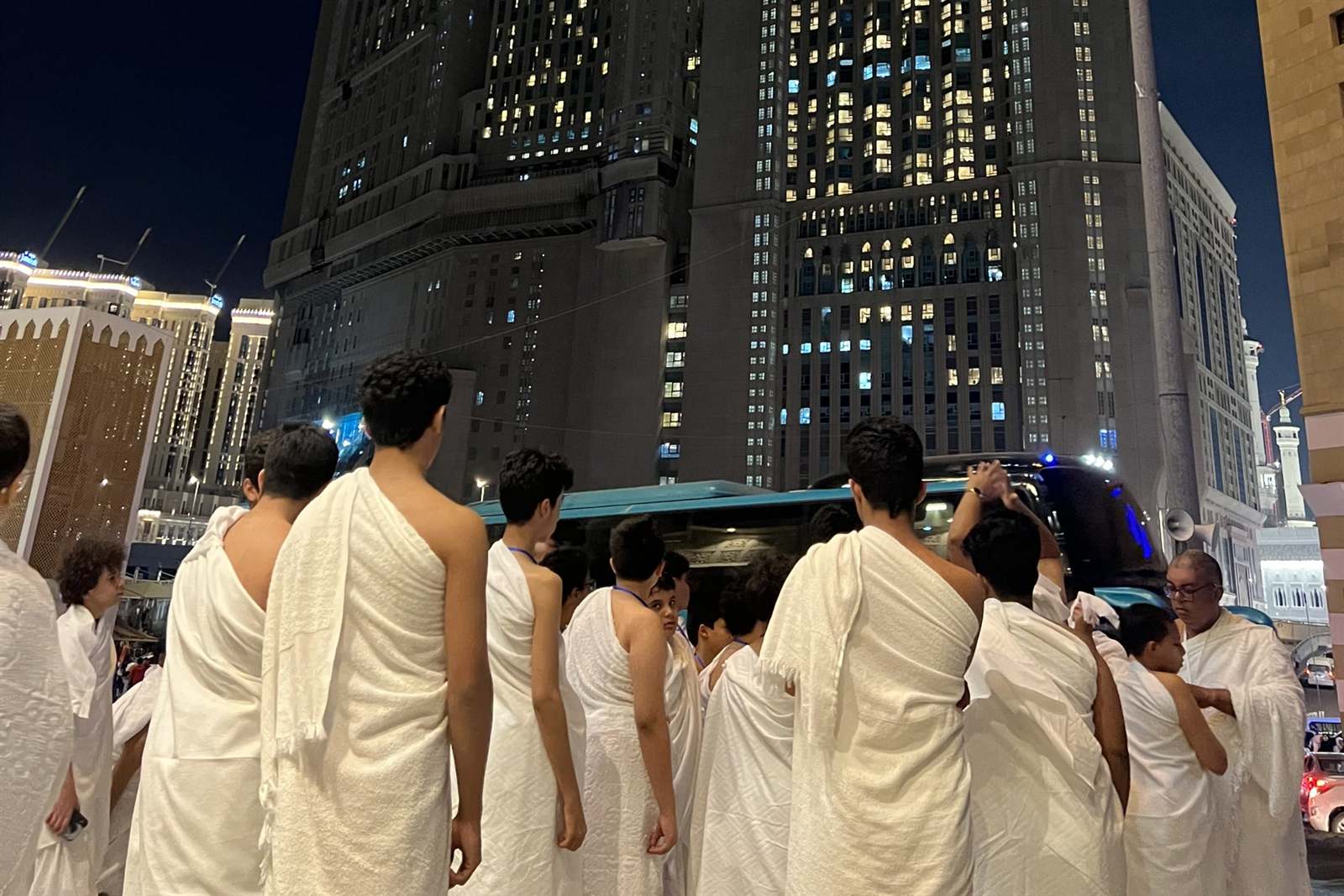 A VOYRA school group on an educational journey in Makkah