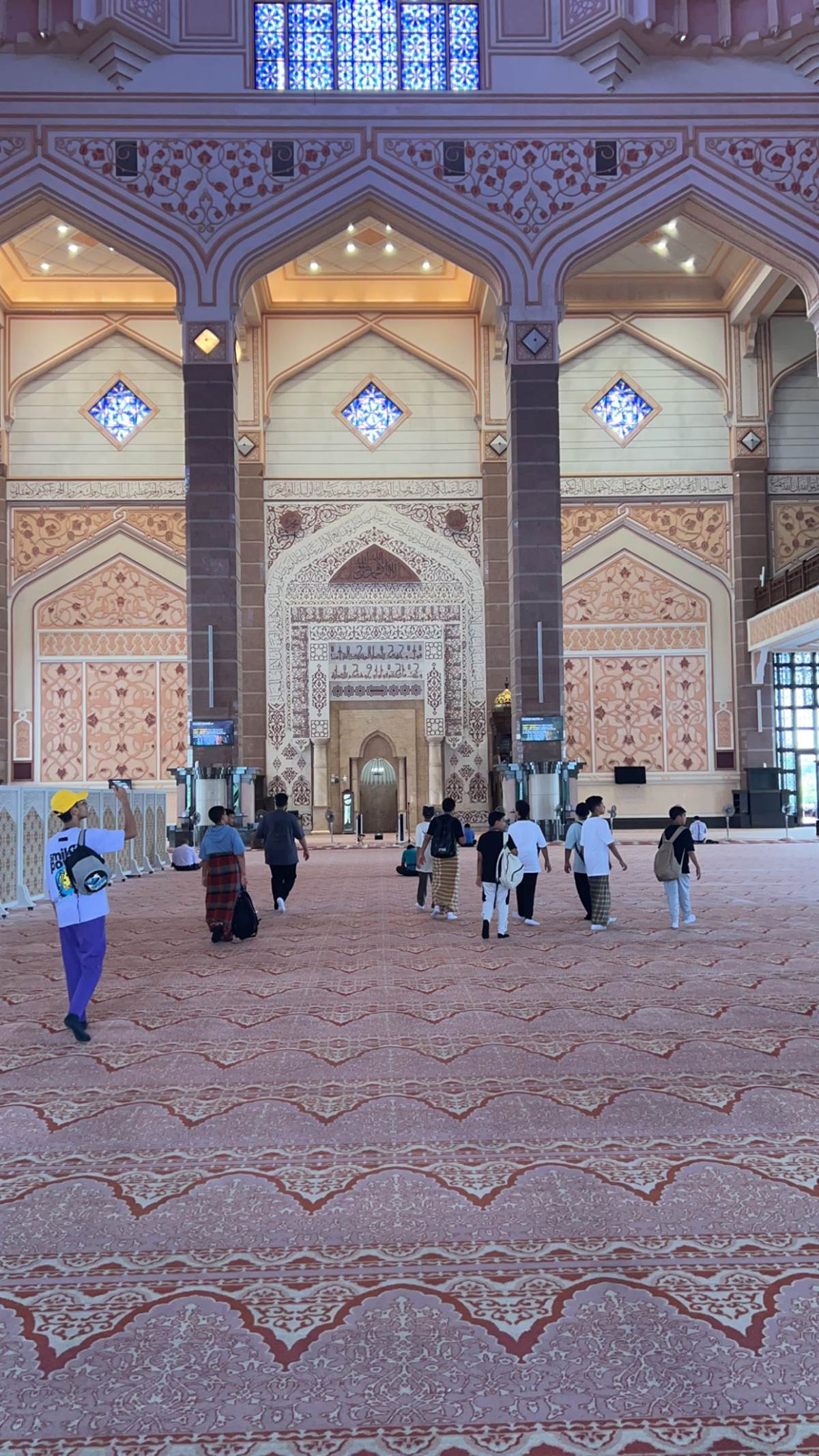 Putra Mosque reflected in the lake at Putrajaya